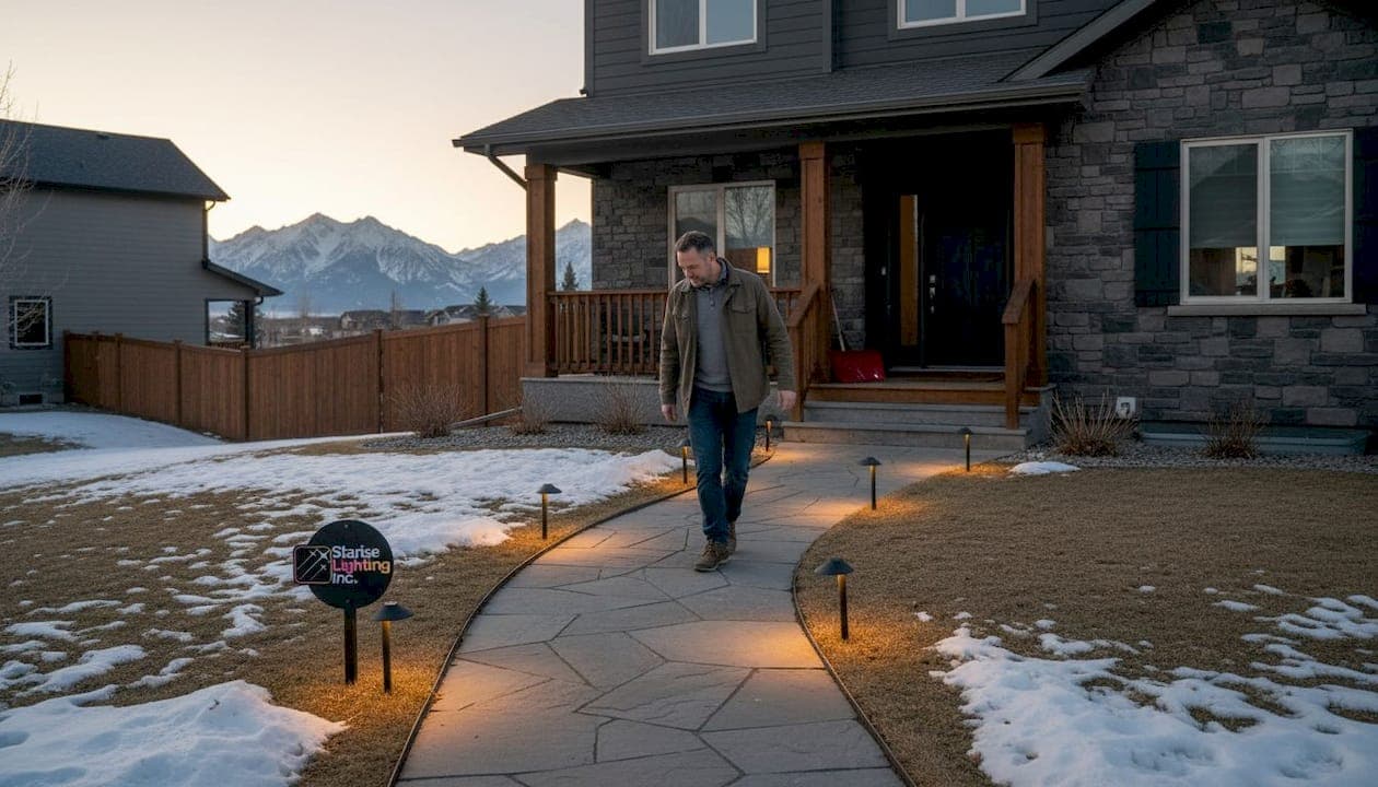 How to install outdoor lighting for curb appeal in Calgary