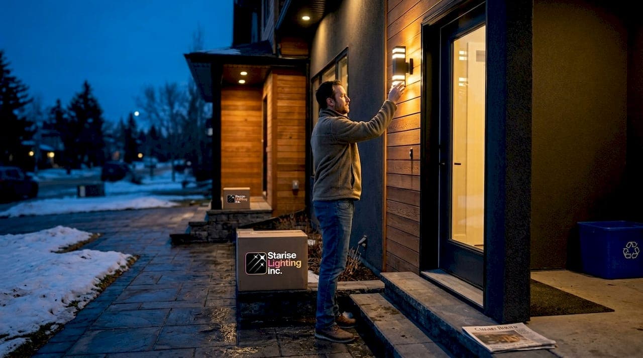 Home exterior lighting checklist for Calgary: 20% value boost