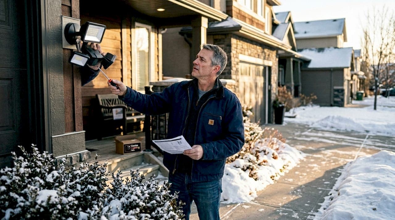 Security lighting tips for Calgary homes: Safety and curb appeal