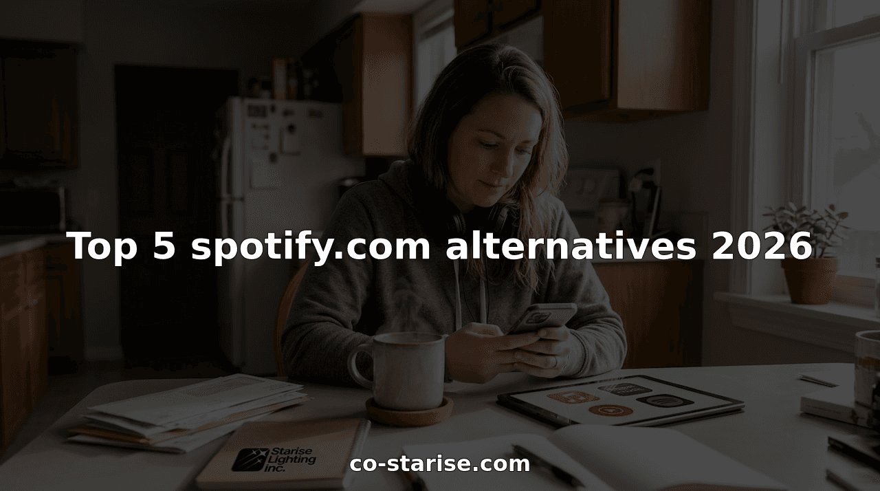 Top 5 spotify.com alternatives 2026