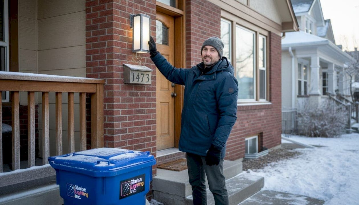 How to choose outdoor lighting for Calgary homes: security and style