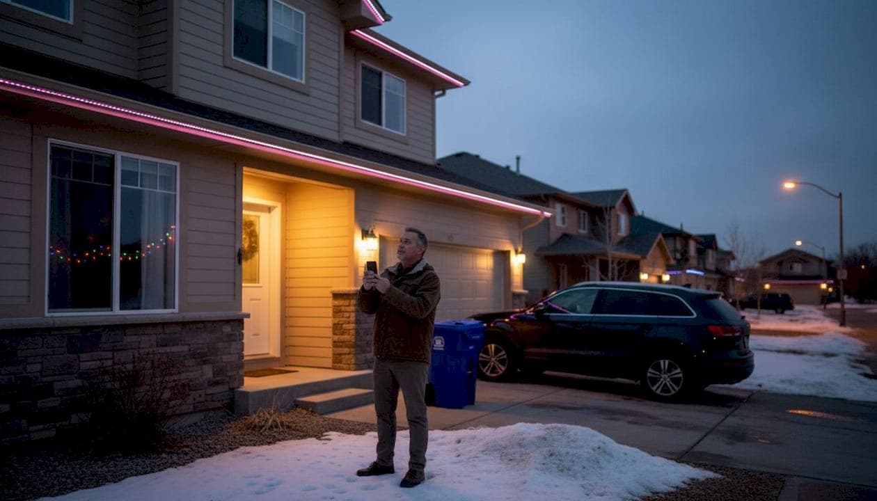What is permanent light installation? Calgary homeowner's guide