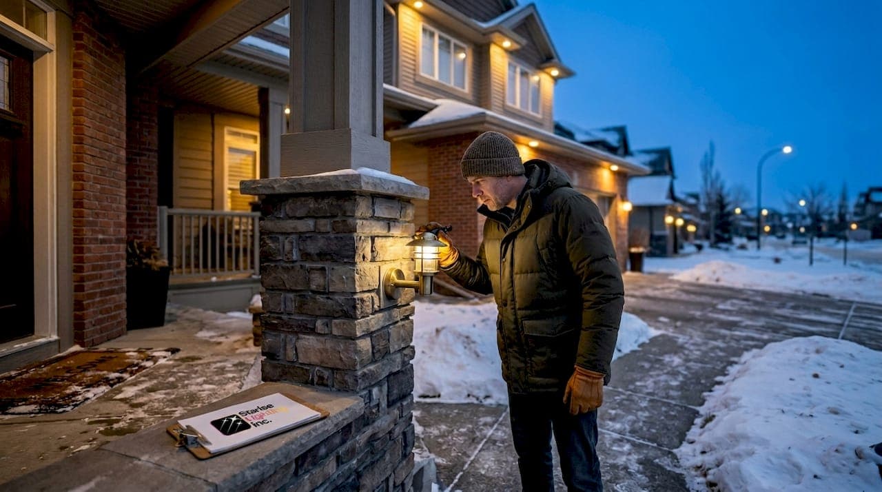 Top exterior lighting materials for Calgary homes: durability
