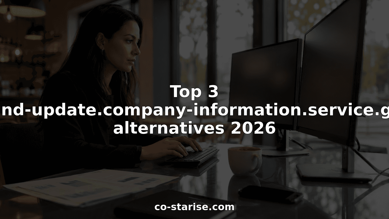 Top 3 find-and-update.company-information.service.gov.uk alternatives 2026